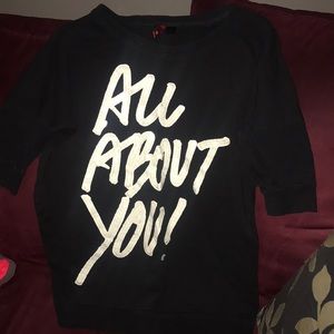 3 quarter sleeve sweater